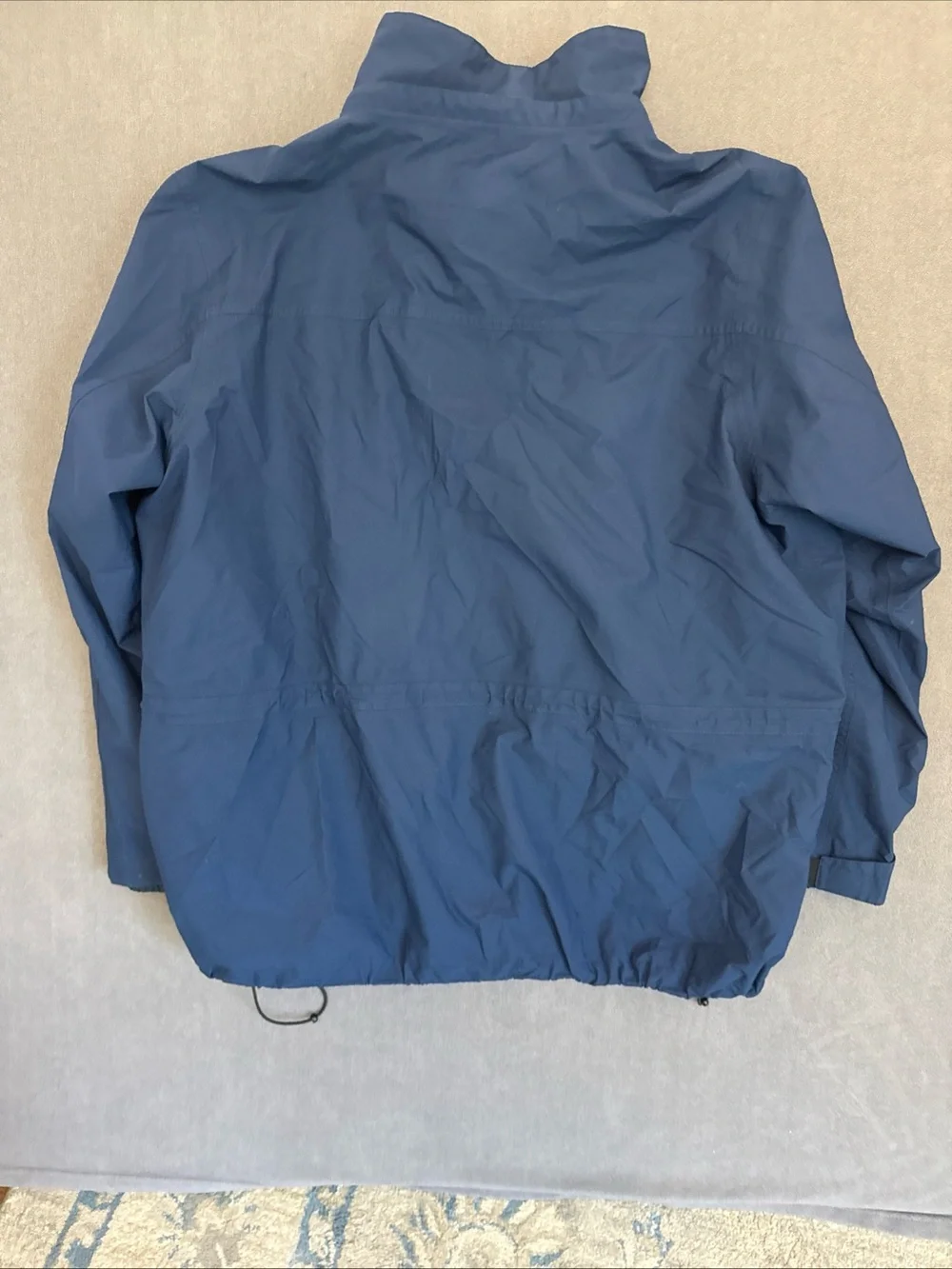 Eddie Bauer Men's Gore-Tex Wind-Resistant Raincoat Size XXL Blue